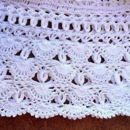 Узор крючком, схема