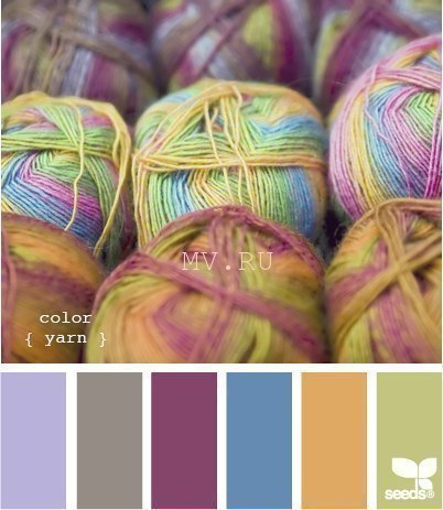 Сочетания цветов для вязания. 3