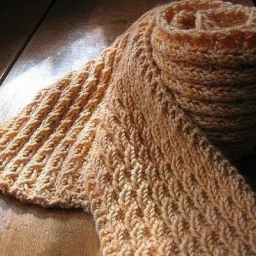 Для любителей вязания. Узор Колоски.