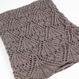 Шарф-хомут спицами