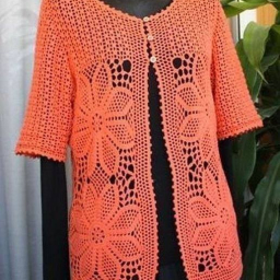 Жакет крючком