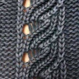 Ажурная дорожка спицами