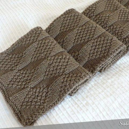 Двухсторонний мужской шарф