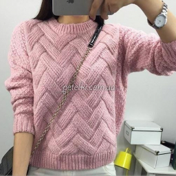 Узор для вязания оригинального пуловера. Схема