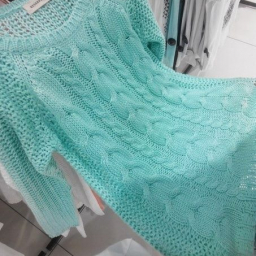 Платье-туника очень свободной вязки