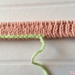 Резинка спицами не стягивающая край