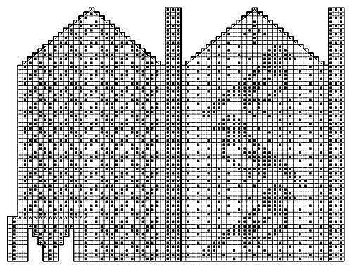 Очень красивый орнамент для варежек (Вязание спицами)