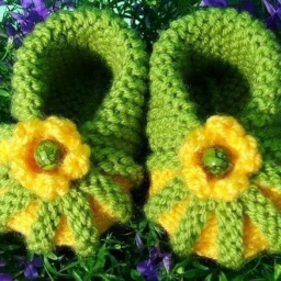 Мастер-класс для начинающих, вязание пинеток от 0 месяцев