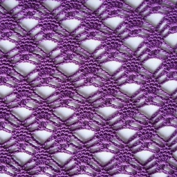 Простой, красивый узор крючком. Схема.