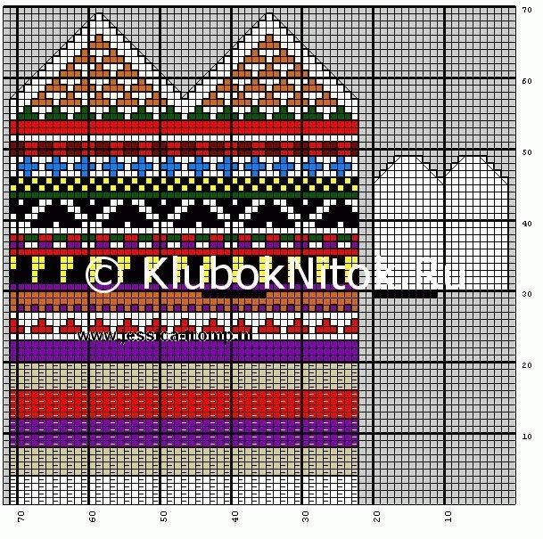Коллекция митенок и варежек жаккардовыми узорами Коллекция митенок и варежек жаккардовыми узорами