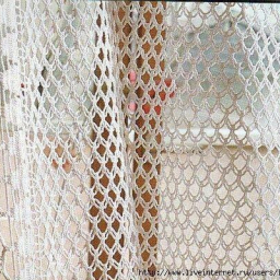 Нежный узор для занавески