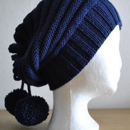 Шапка-труба спицами.