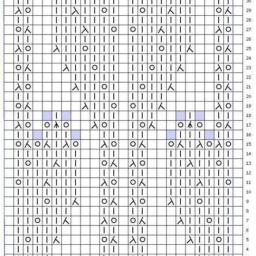 Красивый узор для пледа