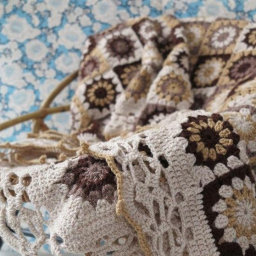 Плед крючком