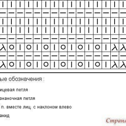 Очень красивый узор по несложной схеме