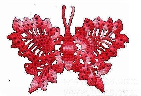 Бабочки крючком Бабочки крючком