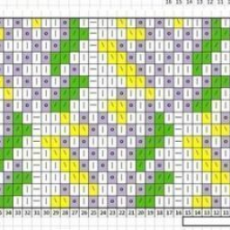 Красивый узор спицами