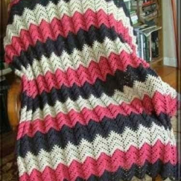 Плед. Зигзаг