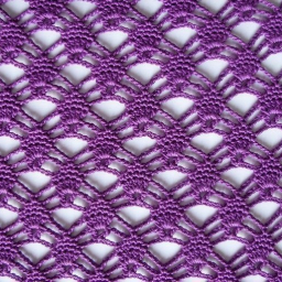 Простой, красивый узор крючком. Схема