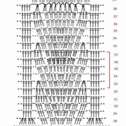 Юбка крючком