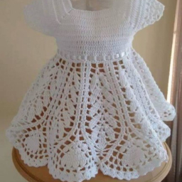 Платье для малышки крючком