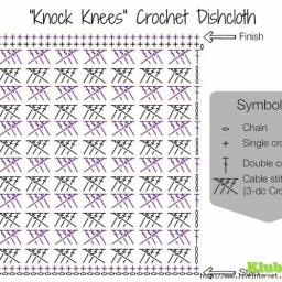 Красивый узор крючком.