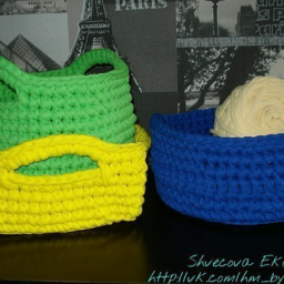 Красота из толстой пряжи