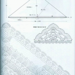 Шаль (бактус) крючком