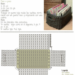 Корзиночки из пряжи спагетти
