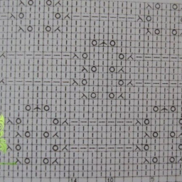 Узор для кофты спицами