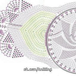 Салфетка крючком