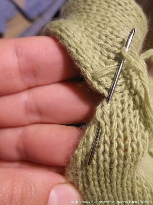 Как красиво вшить рукав в вязаном спицами изделии