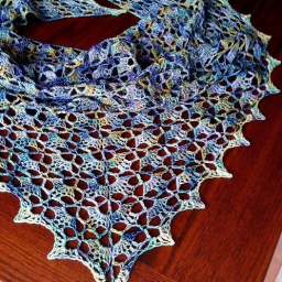 Шаль крючком