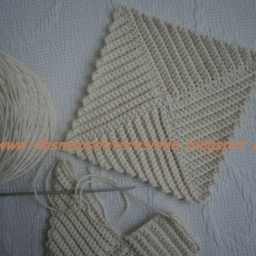 Вяжем квадрат крючком. Мастер-класс