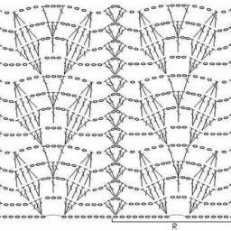 Три красивых узора для палантина