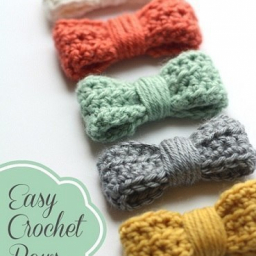 Вязаные бантики