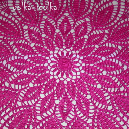 Красивая салфетка крючком.