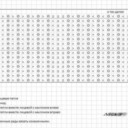 Необычный узор спицами