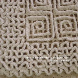 Как связать коврик крючком
