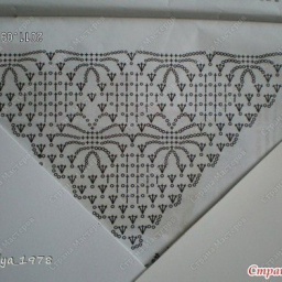 Косынки для девочек крючком.