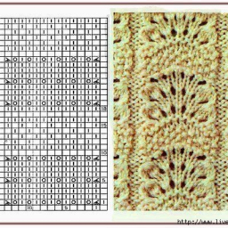 Узоры для вязания спицами.