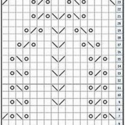 Красивый узор спицами