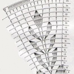 Красивая большая салфетка, связанная крючком