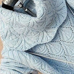 Геометрический узор для вязания свитера