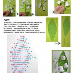 Ландыши крючком