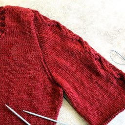 МК. Вяжем рукав сверху