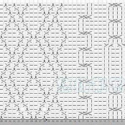 Мужской белоснежный свитер с аранами