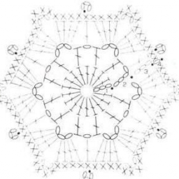 Варианты шестиугольника крючком. Схемы