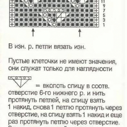 Два узора со снятыми петлями
