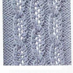 Ажурные узоры спицами